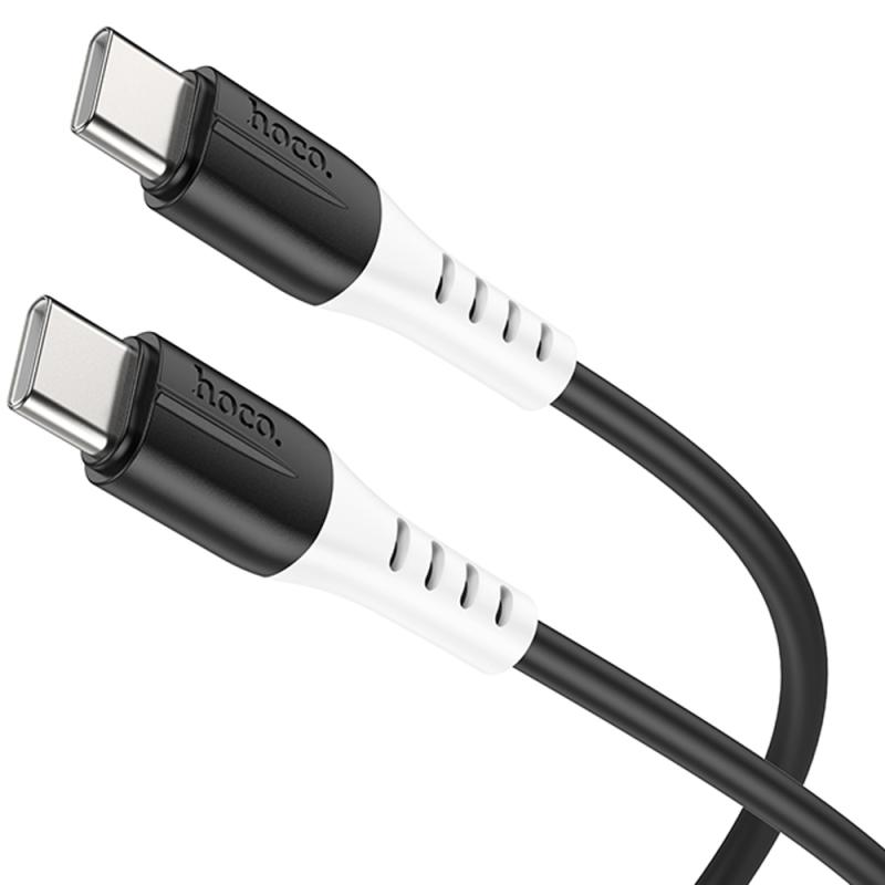 Дата кабель Hoco X82 Silicone USB-C → USB-C 60W (1 м)