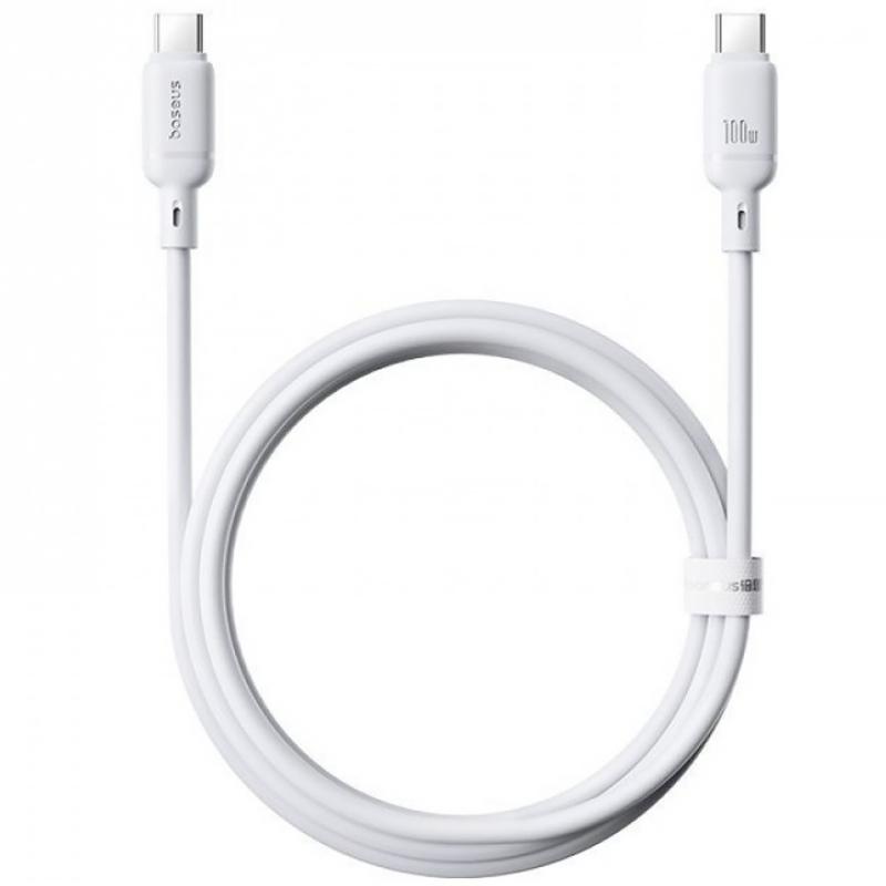Дата кабель Baseus Silky Series OS Fast Charging USB-C → USB-C 100W (1 м) (P10377704)