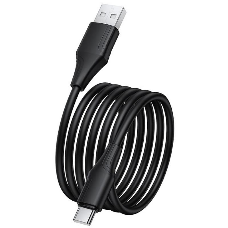 Дата кабель Hoco X124 Bien silicone USB to USB-C 3 А (1 м)