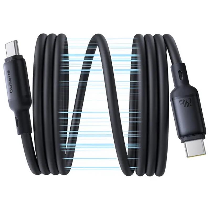 Дата кабель Baseus PicoGo USB-C → USB-C 240W (1 м) (E04233) Cosmic Black
