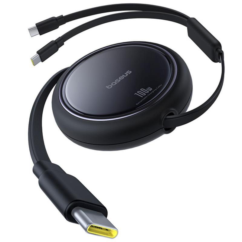 Дата кабель Baseus Bright Mirror Series USB-C → USB-C/USB-C 100W (1 м) (P10318602111) Cluster Black