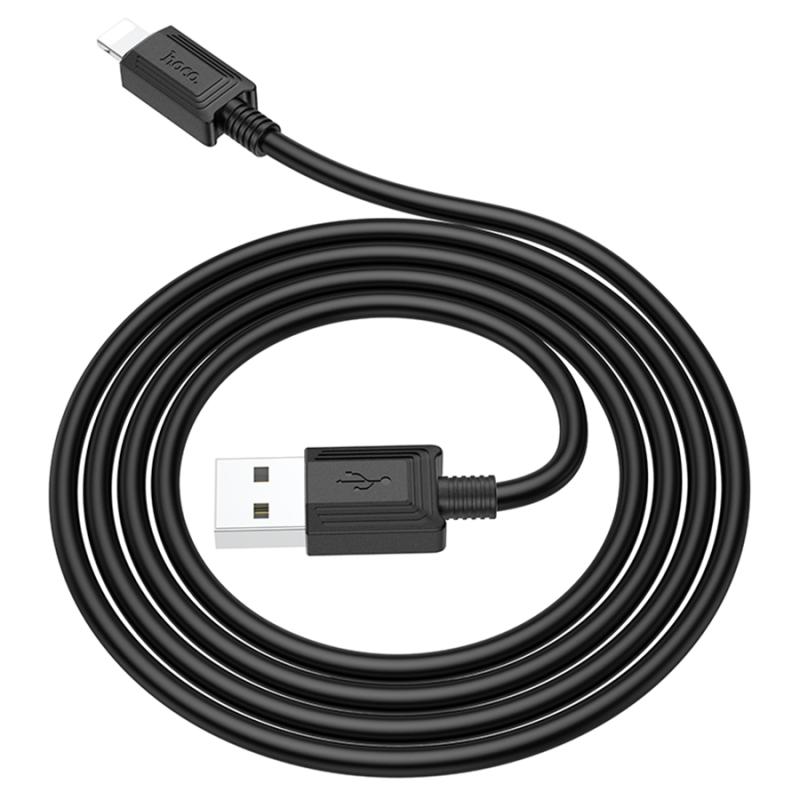 Дата кабель Hoco X73 Ferry USB to Lightning 2.4 А (1 м) Black