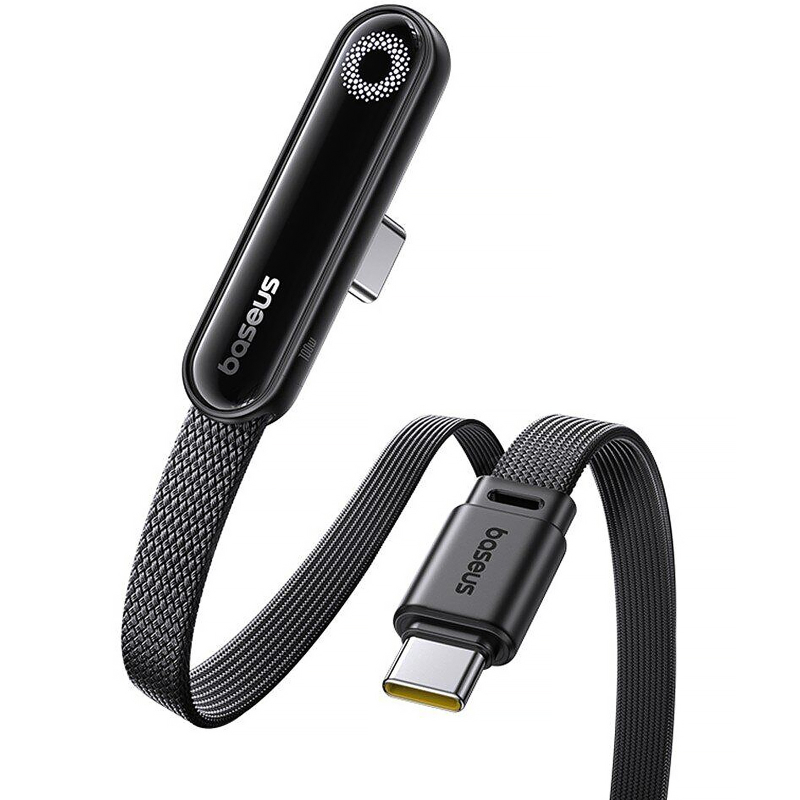 Дата кабель Baseus MVP 3 side plug and stand USB-C → USB-C 100W (2 м) (P10382500121) Cosmic Black