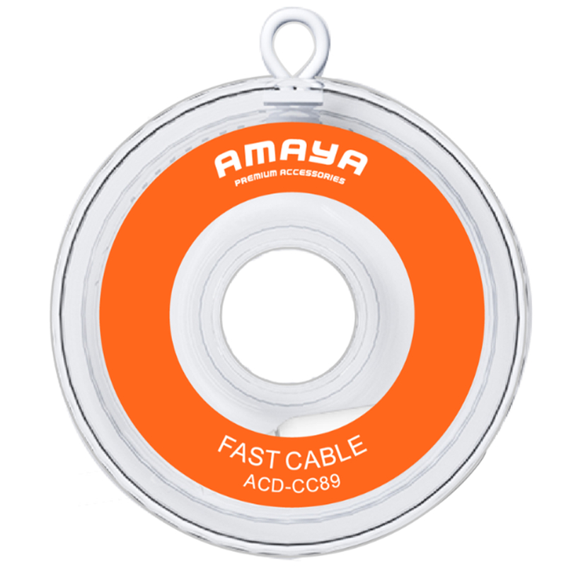 Дата кабель Amaya 89CC USB-C → USB-C 60W (1 м) Black