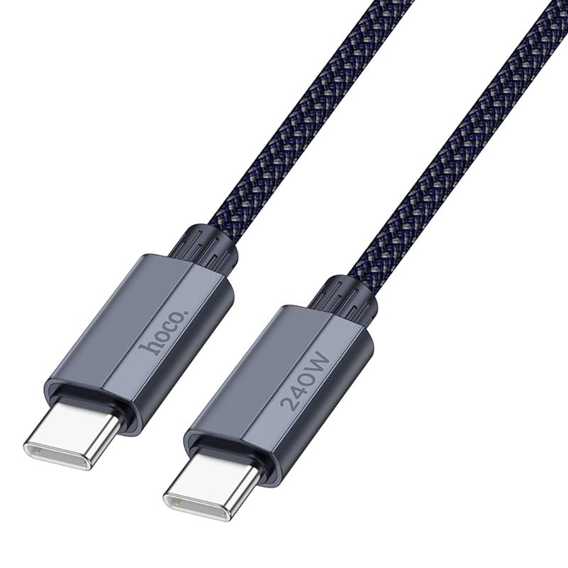 Дата кабель Hoco U134 Primero USB-C → USB-C 240W (1.8 м) Dark Blue