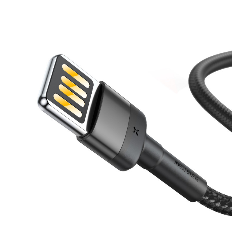 Дата кабель Baseus Cafule USB to Lightning Special Edition 2.4 А (1 м) (CALKLF-G)