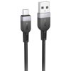 Дата кабель Hoco X109 Energy silicone USB to MicroUSB (3m) Black