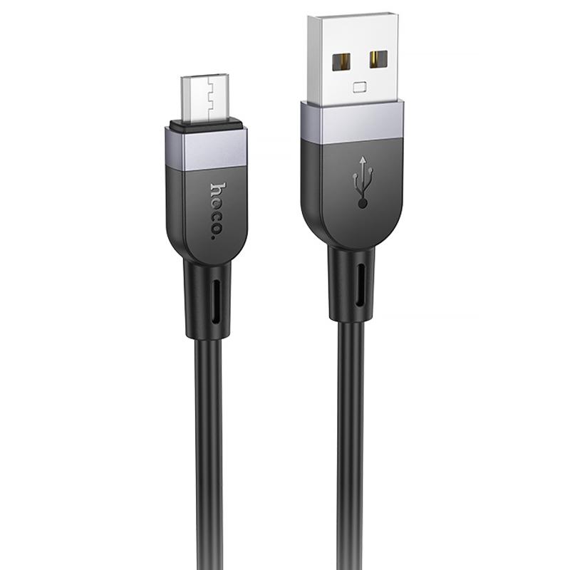 Дата кабель Hoco X109 Energy silicone USB to Micro-USB (3 м) Black