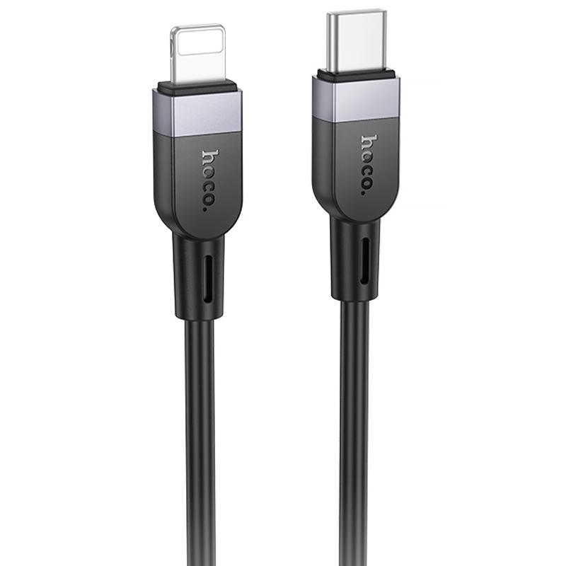Дата кабель Hoco X109 Energy silicone USB-C → Lightning (2 м) Black
