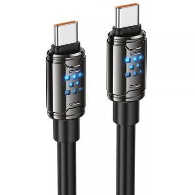 Дата кабель Hoco U143 Joy USB-C → USB-C 240W (1.2 м) Black