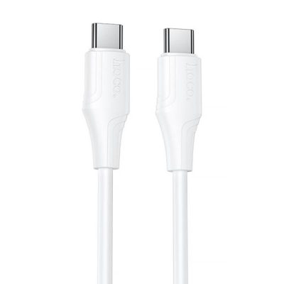 Дата кабель Hoco X124 Bien silicone Type-C to Type-C 60W (1m)