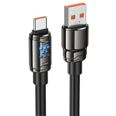 Дата кабель Hoco U143 Joy USB to USB-C 5 А (1.2 м) Black