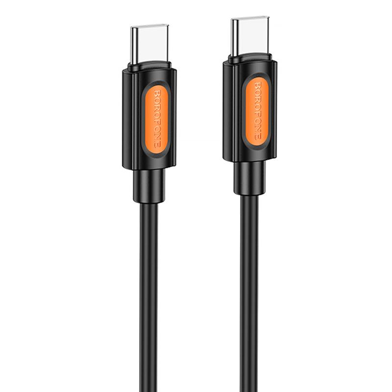 Дата кабель Borofone BX114 Structure USB-C → USB-C 60W (1 м)