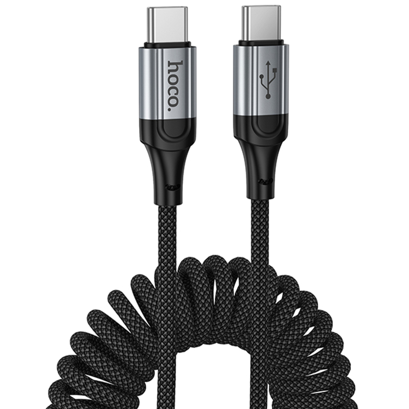 Дата кабель Hoco X121 Nuevo USB-C → USB-C 60W (1.5 м) Black