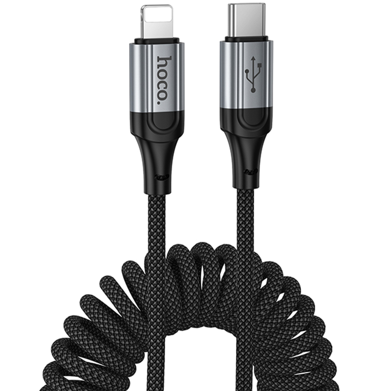 Дата кабель Hoco X121 Nuevo USB-C → Lightning 27W (1.5 м) Black