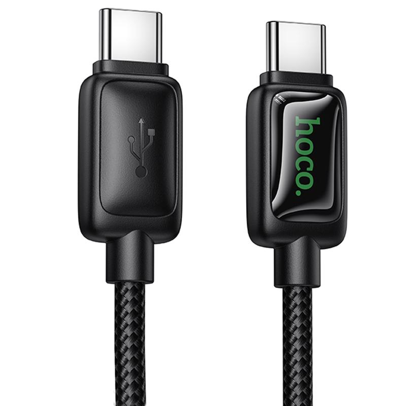 Дата кабель Hoco U146 Mundo USB-C → USB-C 60W (1.2 м) Black
