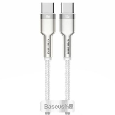 Дата кабель Baseus Cafule Metal USB-C → USB-C 100W (2 м) (CATJK-D)