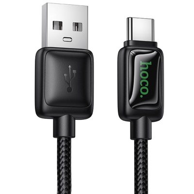 Дата кабель Hoco U146 Mundo USB to USB-C 36W (1.2 м) Black