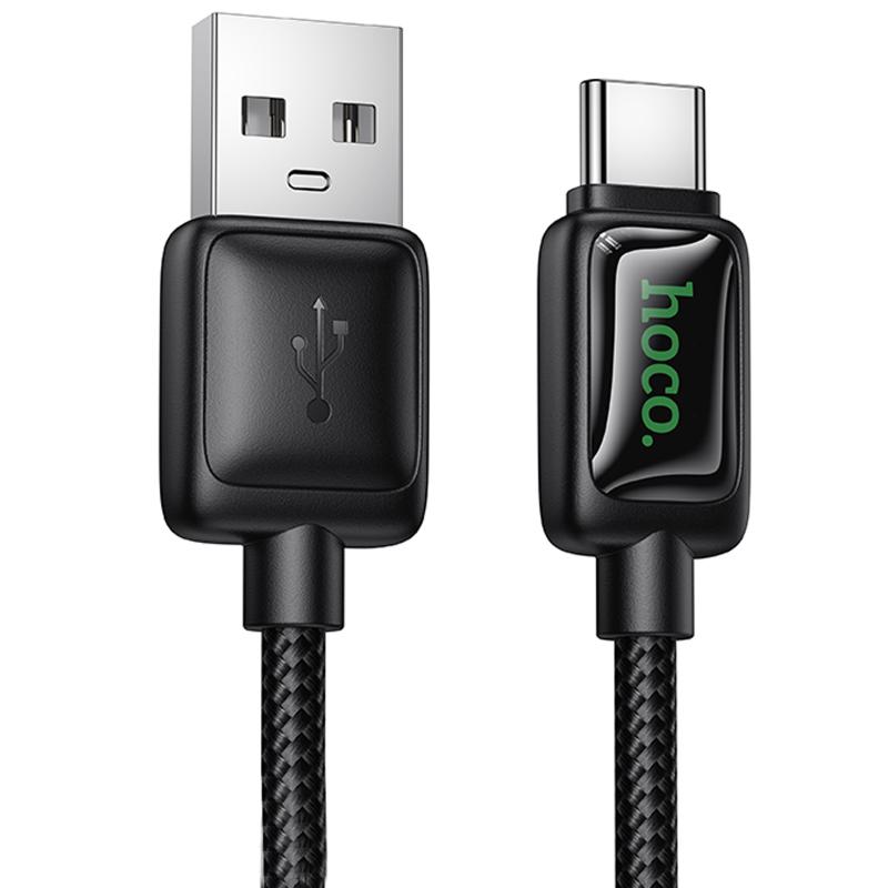 Дата кабель Hoco U146 Mundo USB to USB-C 36W (1.2 м) Black