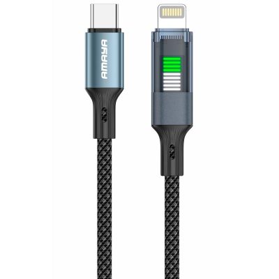 Дата кабель Amaya 111CL USB-C → Lightning 27W (1.2 м) Black