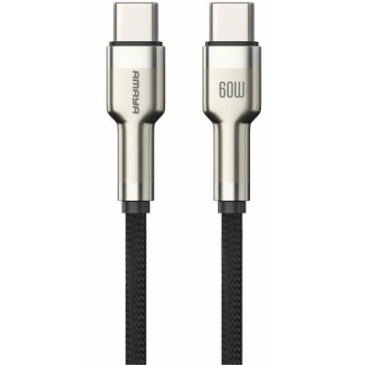 Дата кабель Amaya 310CC Type-C to Type-C 60W (1m) Brown