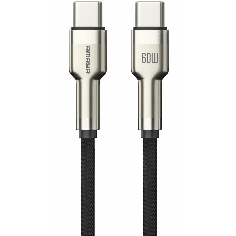 Дата кабель Amaya 310CC USB-C → USB-C 60W (1 м) Brown