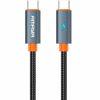 Дата кабель Amaya 58CC Type-C to Type-C 60W (1m) Gray