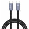 Дата кабель Amaya CC62 Type-C to Type-C 60W (2m) Gray