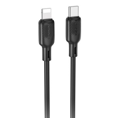 Дата кабель Borofone BX113 Lenny USB-C → Lightning 27W (2 м) Black