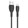 Дата кабель Borofone BX86 Advantage USB to MicroUSB 2.4A (1m) Black