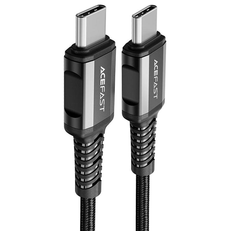 Дата кабель Acefast C1-03 USB-C → USB-C 60W (1.2 м) Black