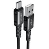 Дата кабель Acefast C1-04 USB to Type-C 3A (1.2m) Black