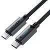 Дата кабель Acefast C19-03 Type-C to Type-C 60W (1.2m) Black