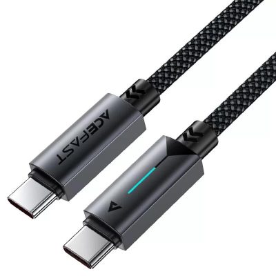 Дата кабель Acefast C19-03 USB-C → USB-C 60W (1.2 м) Black