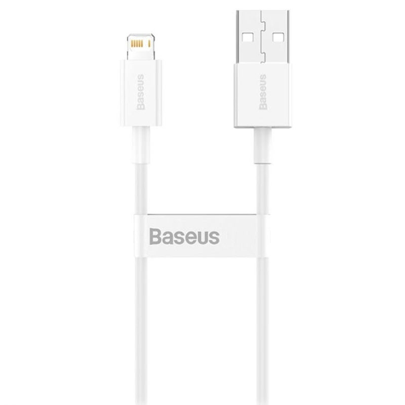 Дата кабель Baseus Superior Series Fast Charging Lightning Cable 2.4 А (0.25 м) (CALYS) Білий