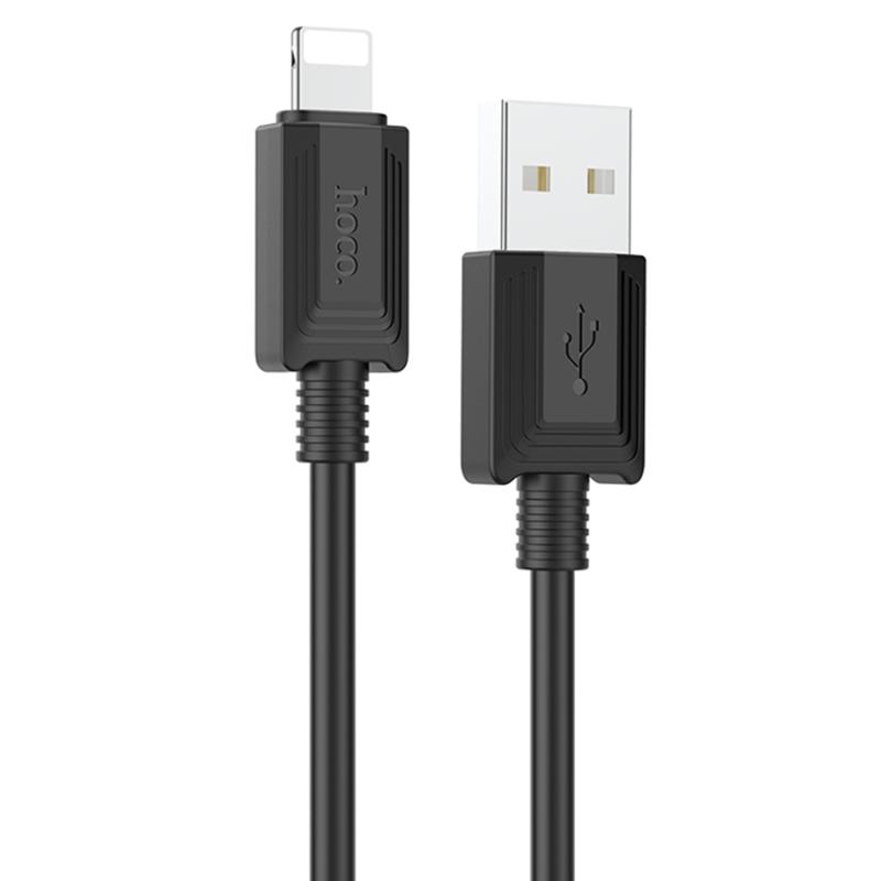 Дата кабель Hoco X73 Ferry USB to Lightning 2.4 А (1 м) Black