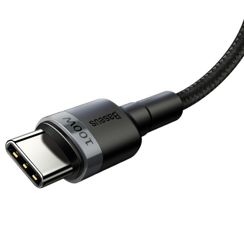 Дата кабель Baseus Cafule USB-C → USB-C PD2.0 100W (2 м) (CATKLF-AL)