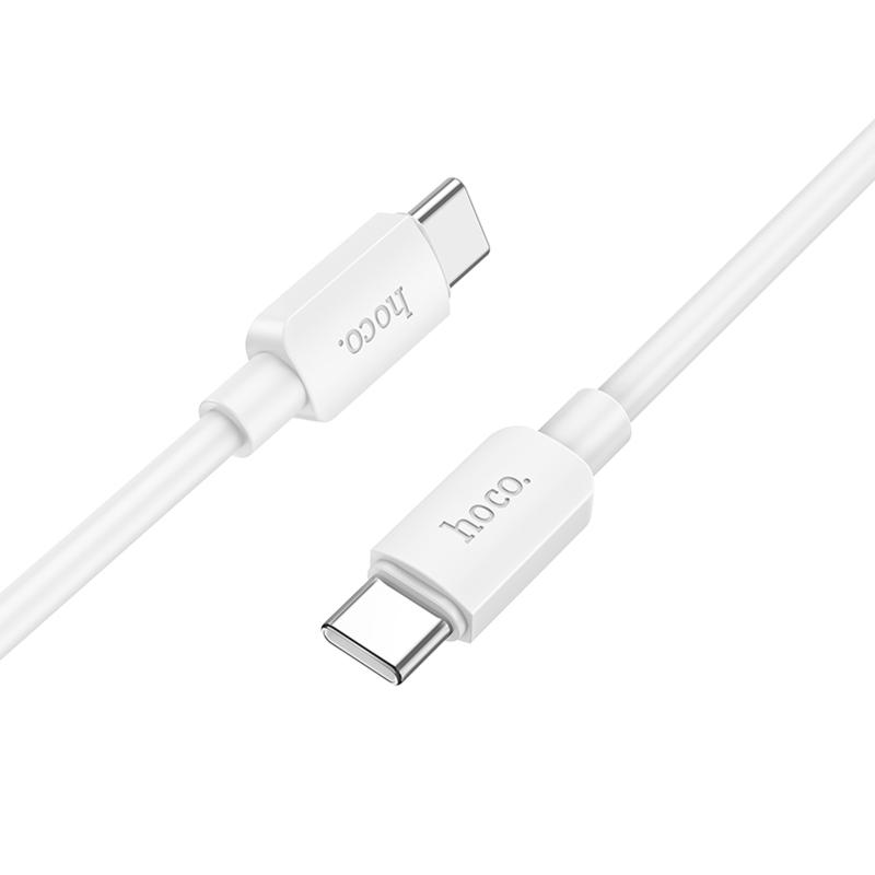 Дата кабель Hoco X96 Hyper USB-C → USB-C 60W (1 м) White