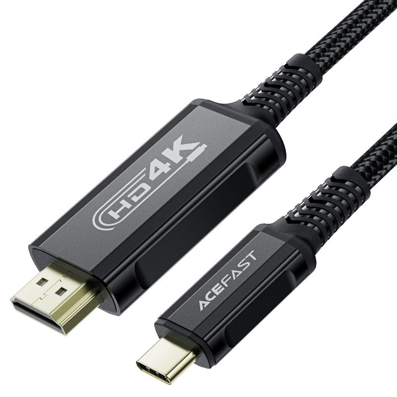 Дата кабель Acefast C1-10 USB-C to HDTV (1.8 м) Black