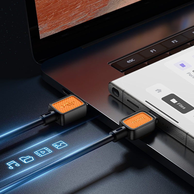 Дата кабель Hoco X108 Benefit USB to USB-C 3 А (1 м) Black