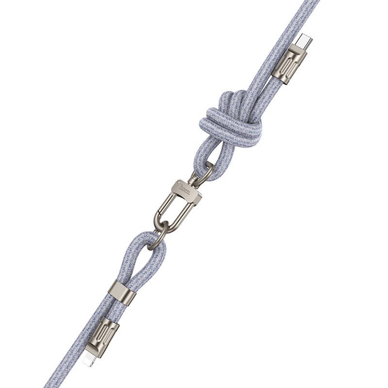 Дата кабель-шнурок Hoco GH7 Elegant USB-C → Lightning (1.8 м)