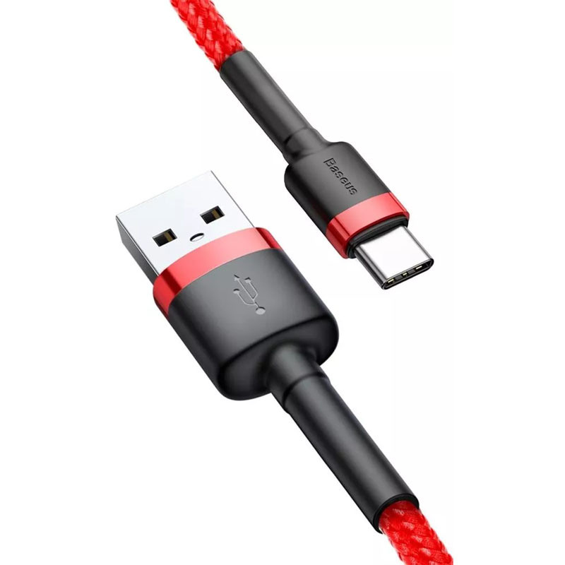 Дата кабель Baseus Cafule USB to USB-C Cable 2 А (2 м) (CATKLF-C)