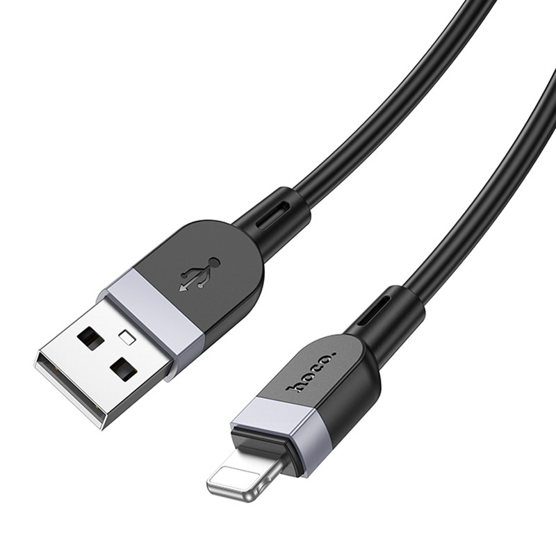 Дата кабель Hoco X109 Energy silicone USB to Lightning (1 м) Black