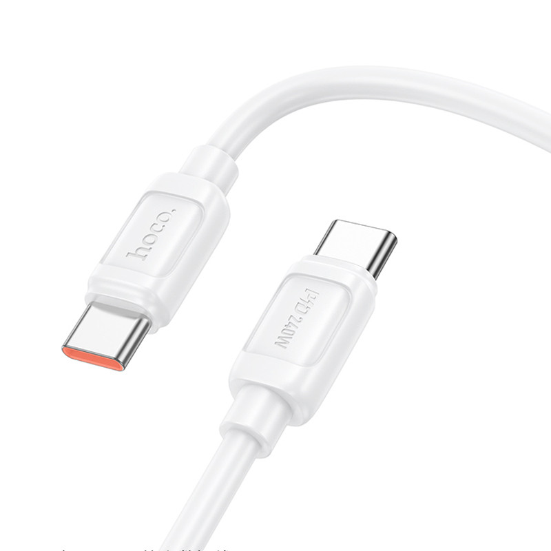 Дата кабель Hoco X115 Surpass USB-C → USB-C 240W (1 м) White