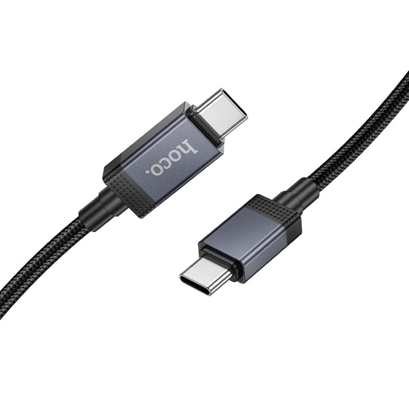 Дата кабель Hoco X118 Generous with display USB-C → USB-C 60W (1 м) Black