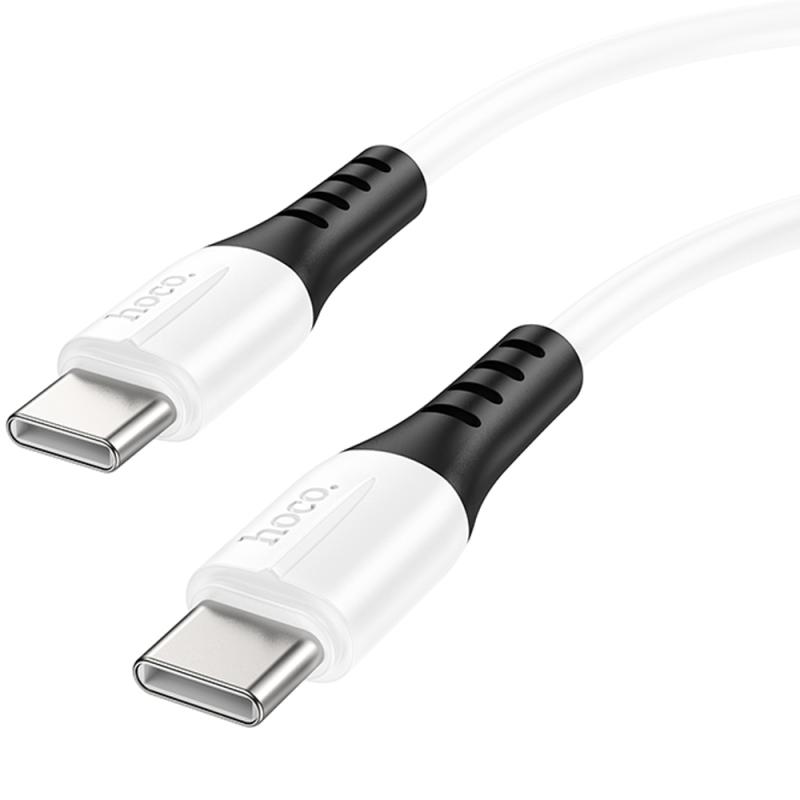 Дата кабель Hoco X82 Silicone USB-C → USB-C 60W (1 м)