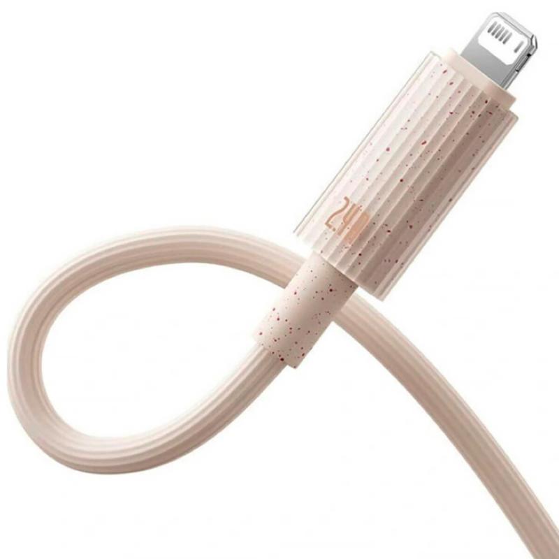 Дата кабель Baseus Habitat Series Fast Charging USB-C → Lightning 20W (2 м) (P10360201) Wheat Pink