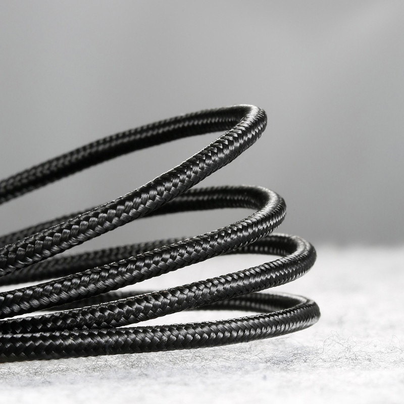 Дата кабель Baseus Cafule USB to Micro-USB Cable 2.4 А (1 м) (CAMKLF-B) Сірий / Чорний