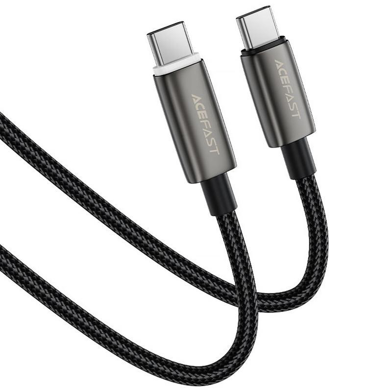 Дата кабель Acefast C23-03 USB-C → USB-C 60W (1.2 м) Black