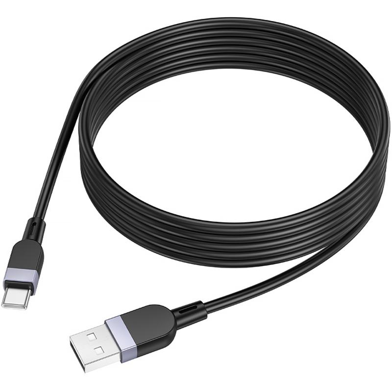 Дата кабель Hoco X109 Energy silicone USB to USB-C (3 м) Black